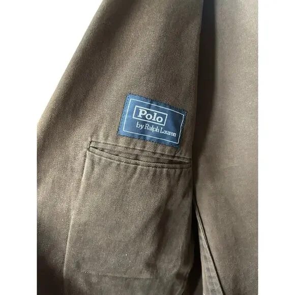 Vintage Polo Ralph Lauren Men’s Casual Blazer Jacket Brown - Picture 7 of 7